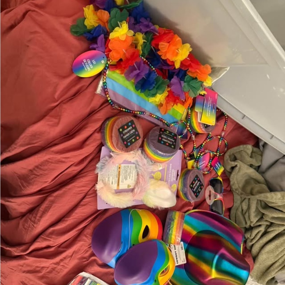 Rainbow Party Supplies Set